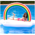 Rainbow Cloud Float Inflatable Drink Cup Holder Party Toys For Summer Swimming Pool Adults Children